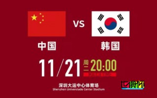 世预赛：国足vs韩国开球时间公布
