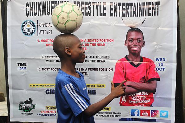 尼日利亚 足球小将 奇农索·埃切 已打破三项 世界纪录-第1张图片-世俱杯