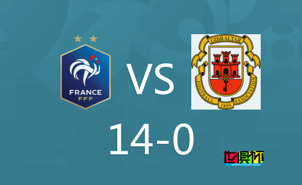 欧预赛：法国14-0直布罗陀